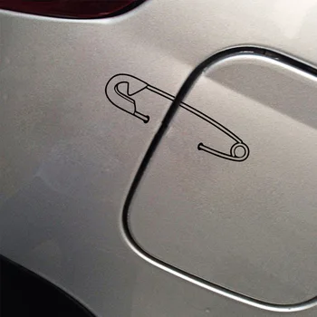 

Car-styling pin Stickers Voiture Decal Car Styling Motorcycle Body Cool Covers Black/Silver