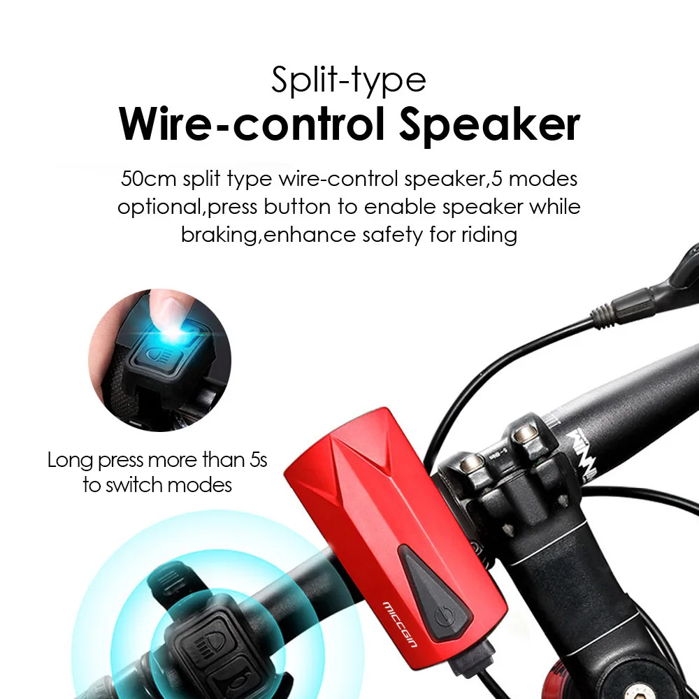 Perfect MICCGIN LED Bike Light Front Remote Horn Bicycle Rear Light Set Lantern For Bicycle Cycling Bell Flashlight USB Rechargeable 1 Perfect MICCGIN LED Bike Light Front Remote Horn Bicycle Rear Light Set Lantern For Bicycle Cycling Bell Flashlight USB Rechargeable 1