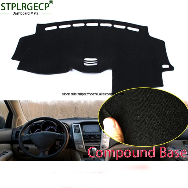 STPLRGECP double layer Black Dash Mat For lexus RX300 RX350 RX400