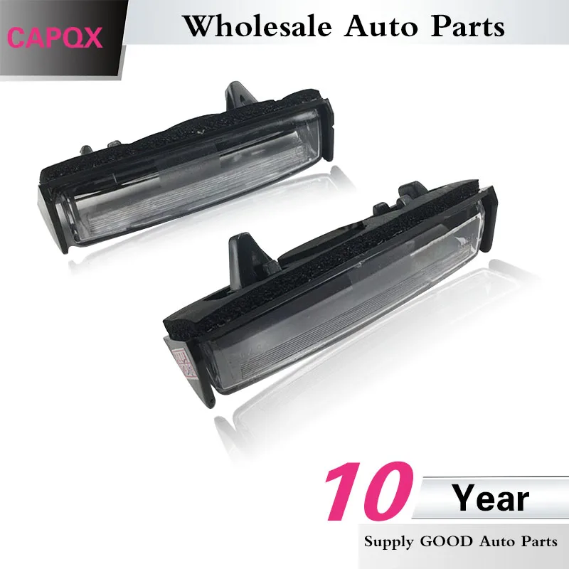 

CAPQX 2PCS/lot License plate light Lamp Lens for Toyota camry 2006 2007 2008 2009 2010 2011 OEM#81270-06052 81270-06050
