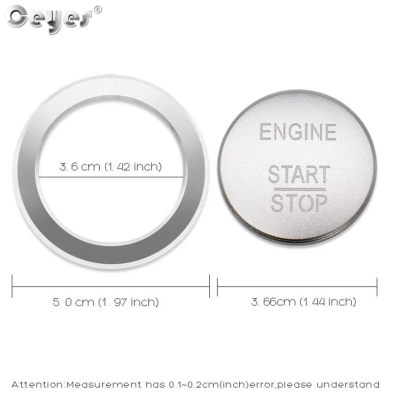 Car Start Engine Button Key Ring for MERCEDES (4)