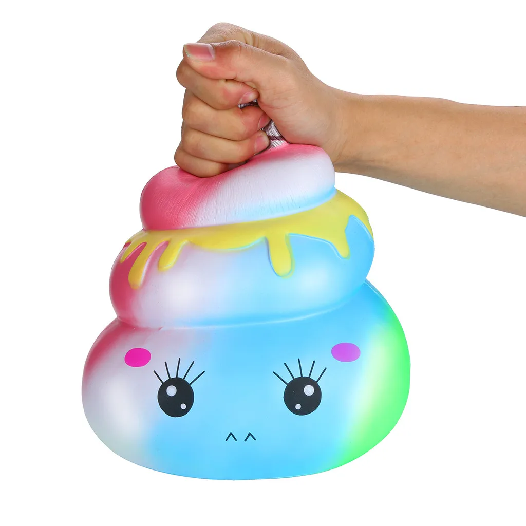 Squishies Kawaii игрушка Jumbo Unicornor Poo медленный растущий крем ароматический стресс sguishy Relief poo squishy mini anti-Stress squash