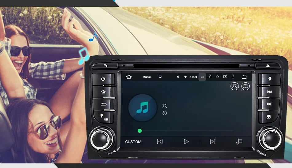 Best Eunavi 7" Octa 8 Core 4G RAM Android 8.0 Car DVD Radio Player for Audi A3/S3(2003-2013) stereo with TPMS/OBD2/4G/DAB+/GPS/WIFI 15