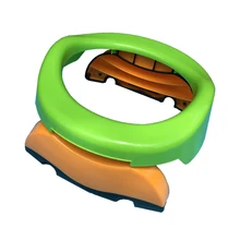 Детское пластиковое унитаз сиденье на горшок ночные горшки Детские кроссовки удобный портативный Туалет кольцо детские путешествия горшок складной стул