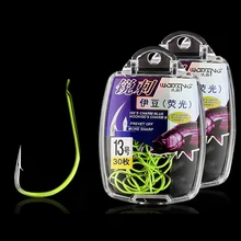 900 шт. 30 коробок японский Ise светящийся Высокоуглеродистый стальной рыболовный крючок колючие Крючки рыболовные снасти аксессуары рыболовные крючки 1#-13