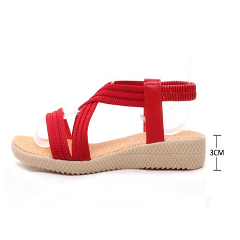 2017 Fashion Women Gladiator Sandals Outdoor Casual Summer Shoes Sandals Platform Shoes Cross-tied Wedge Woman Sandals B0036 Women's Shoes