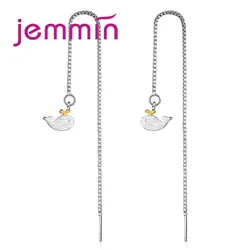 Jemmin Лидер продаж корейской серебро Новый Мода мелких животных уха линия для Для женщин себе ухо Jewelry Oorbellen вечерние Bijoux