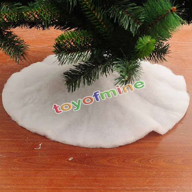 White Christmas Tree Skirts Xmas Decoration Simulation Of Snow Handmade Craft Party Wedding Supplies White Christmas Tree Skirts Xmas Decoration Simulation Of Snow Handmade Craft Party Wedding Supplies