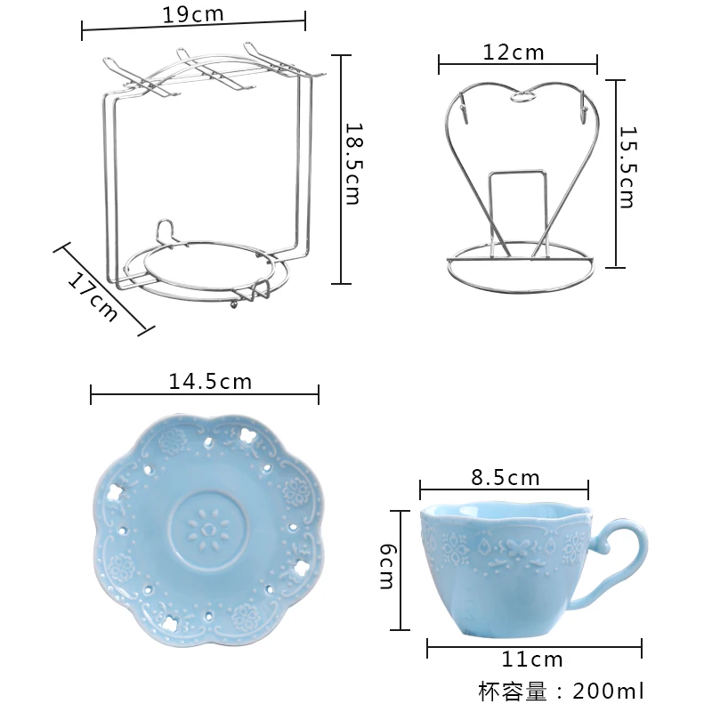 XING KILO Ceramic coffee cup set simple afternoon tea tea creative home water cup with a spoon XING KILO Ceramic coffee cup set simple afternoon tea tea creative home water cup with a spoon