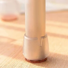 Полезные 8 шт./упак. Силиконовое фурнитура для стола стула ноги пол навершие для ножек коврики для стола или пола вокруг разнообразие внутренний Диаметр 17 мм