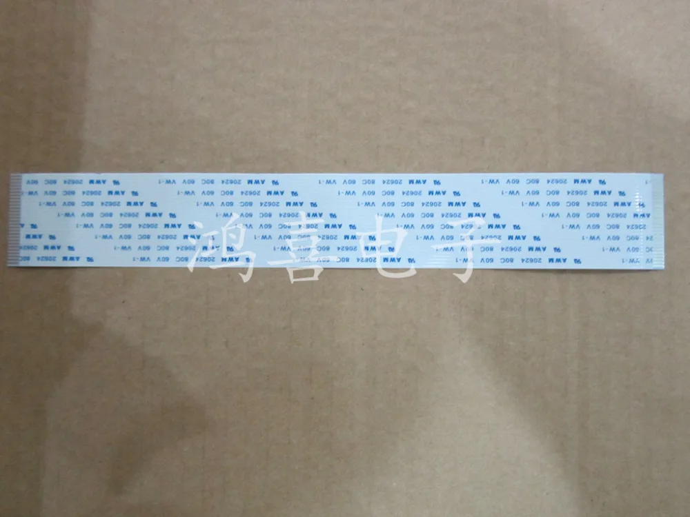 

WZSM New AWM 20624 80C 60V FFC FPC cable 1.25mm pitch 24pin Length 150mm 300mm Forward