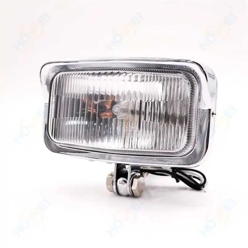 Honda Bombilla hal/ógena de 6 pulgadas para moto universal de estilo retro Suzuki color negro para Chopper 55 W HANEU 12 V redonda Cafe Racer Bobber Custom