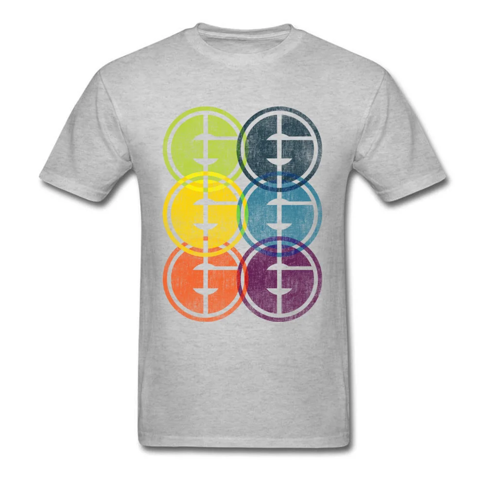 Man Fashion Europe Tops & Tees Round Neck Labor Day Pure Cotton Tshirts Casual Short Sleeve Color Motive Sweatshirts Color Motive grey