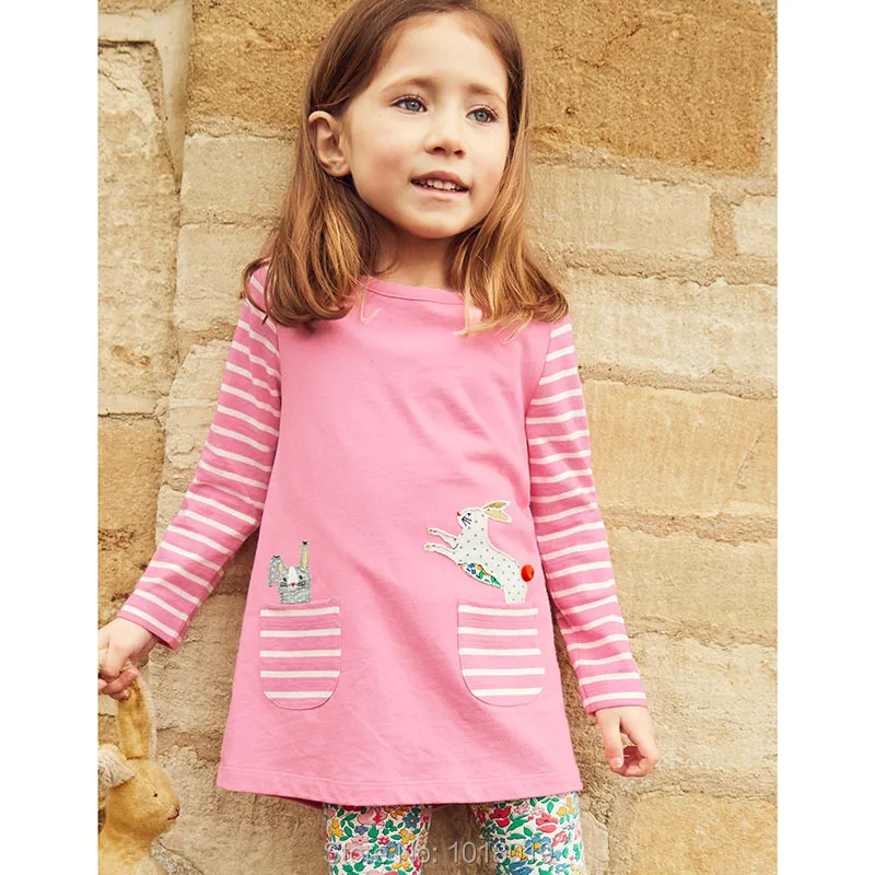 

Baby Girl Dresses Kids Brand Quality 100% Lycra Cotton Baby Girl Clothes New 2019 Bebe Girls Dress Long Sleeve Children Clothing