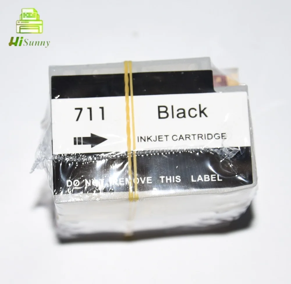 2sets For HP 711 Refillable Cartridge for HP DesignJet T520 T120 Refilled Ink Cartridge with Permanent reset chips