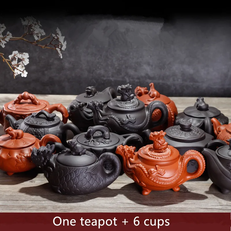 XING KILO Large Purple Teapot Set Filter Large Capacity Teapot Black Tea Pu'er Tea Kung Fu Tea Set Handmade Ceramic Art Teapot XING KILO Large Purple Teapot Set Filter Large Capacity Teapot Black Tea Pu'er Tea Kung Fu Tea Set Handmade Ceramic Art Teapot