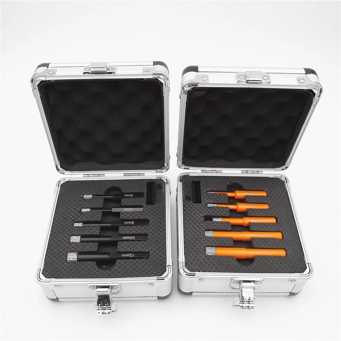 DIATOOL 5pcs/box 6/6/8/10/12mm Vacuum Brazed Diamond Dry Drilling Bits Hex Or Round Shank Hole Saw Diamond Drill Bit Core Bit