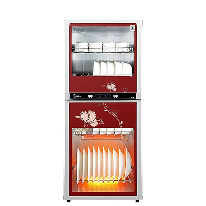 

Electric 94L Disinfection Cabinet Household Vertical Double Layer Cabinet Freestanding Commercial Cupboard Disinfection Machine