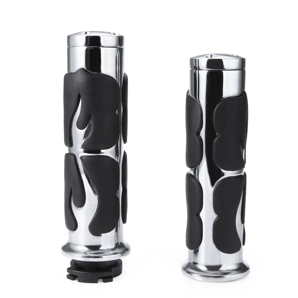 

2pcs Universal Motorcycle Motorbike Handlebar Grip Aluminium Alloy Comfortable Rubber Protector