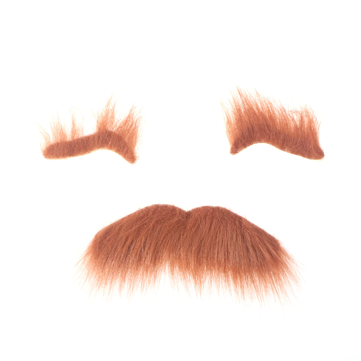 

Three-Piece Novelty Halloween Costumes Self Adhesive Fake Eyebrows Beard Moustache Kit Facial Hair Cosplay Props