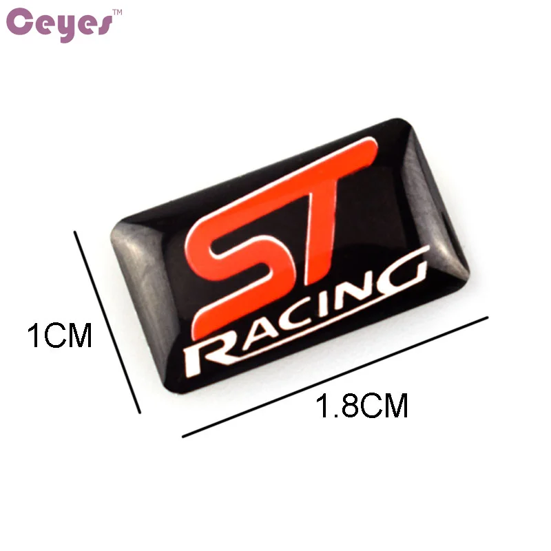 CEYES авто Стайлинг украшение эмблема значок чехол для ST Racing наплечный рукав Ford Focus 2