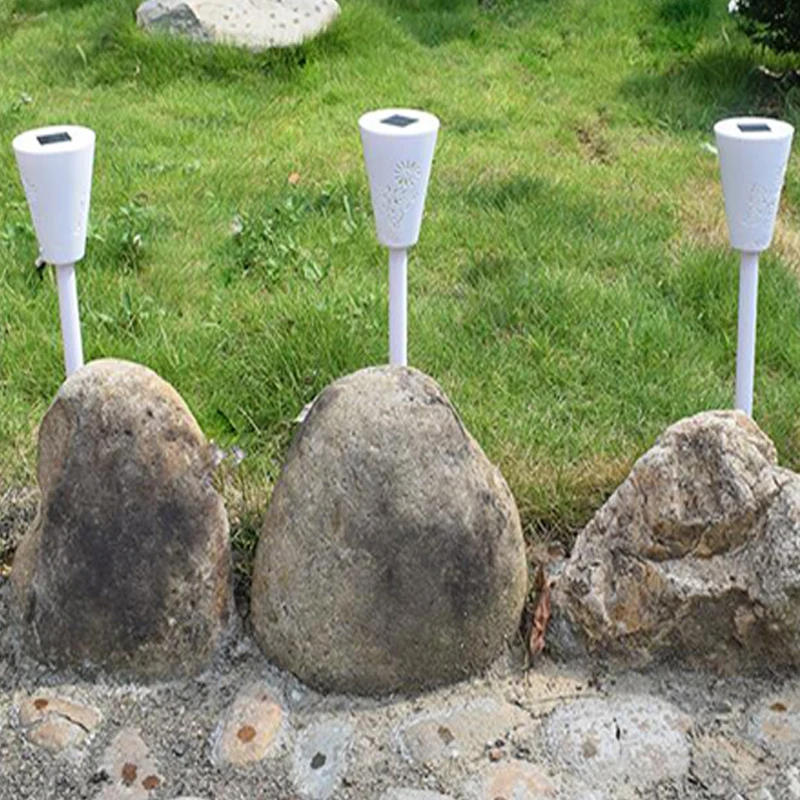 2LED Solar light Bulb Solar Lamp OutdoorGarden Light Waterproof Openwork Butterfly Underground Buried Light Lawn Yard Light (4)