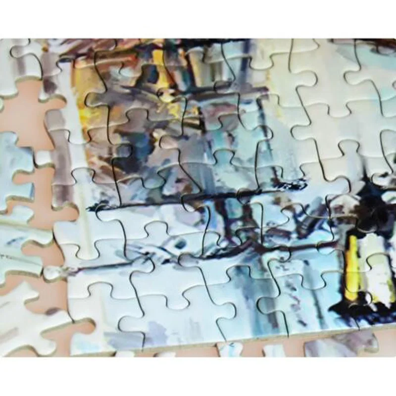 1000 штук деревянные пазлы пейзаж для взрослых 10 тип мировая живопись Развивающие головоломки игрушки Рождественский подарок на год
