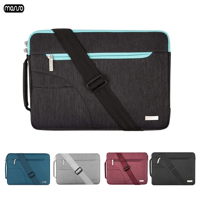 Сумка MOSISO для ноутбука Macbook Air 13 15 6 11 12 14 дюймов унисекс на молнии|Сумки и чехлы