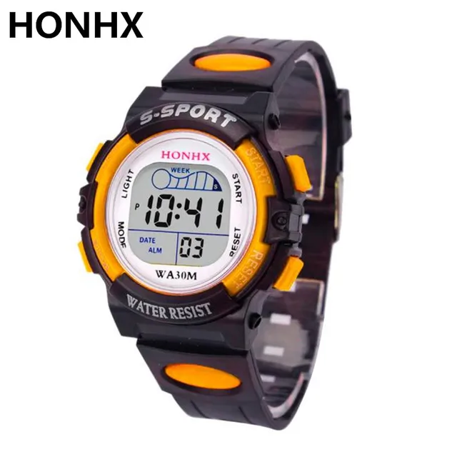 HONHX Waterproof Mens Boy's Digital-Watch LED Quartz Alarm Date Sports Wrist Wat HONHX Waterproof Mens Boy's Digital-Watch LED Quartz Alarm Date Sports Wrist Wat