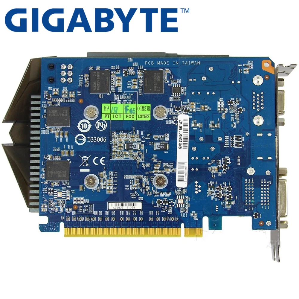 GIGABYTE Video Card Original GTX650 2GB 128Bit GDDR5 Graphics Cards for nVIDIA Geforce GTX 650 Hdmi Dvi  Used VGA Cards 750 TI video card in computer