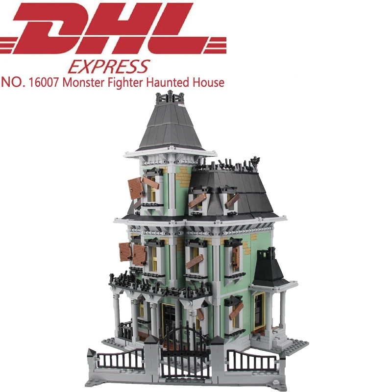 

Lepin 16007 Monster Fighters Figures Haunted House Set Model Building Kits Blocks Bricks Kids Toys Gift Compatible Legoing 10228