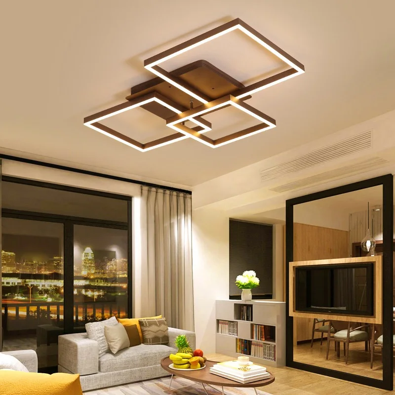 

Hardware Acrylic Frame Overlap LED Ceiling Light Living room bedroom dining room ceiling lamp Commercial/office lighting fixture