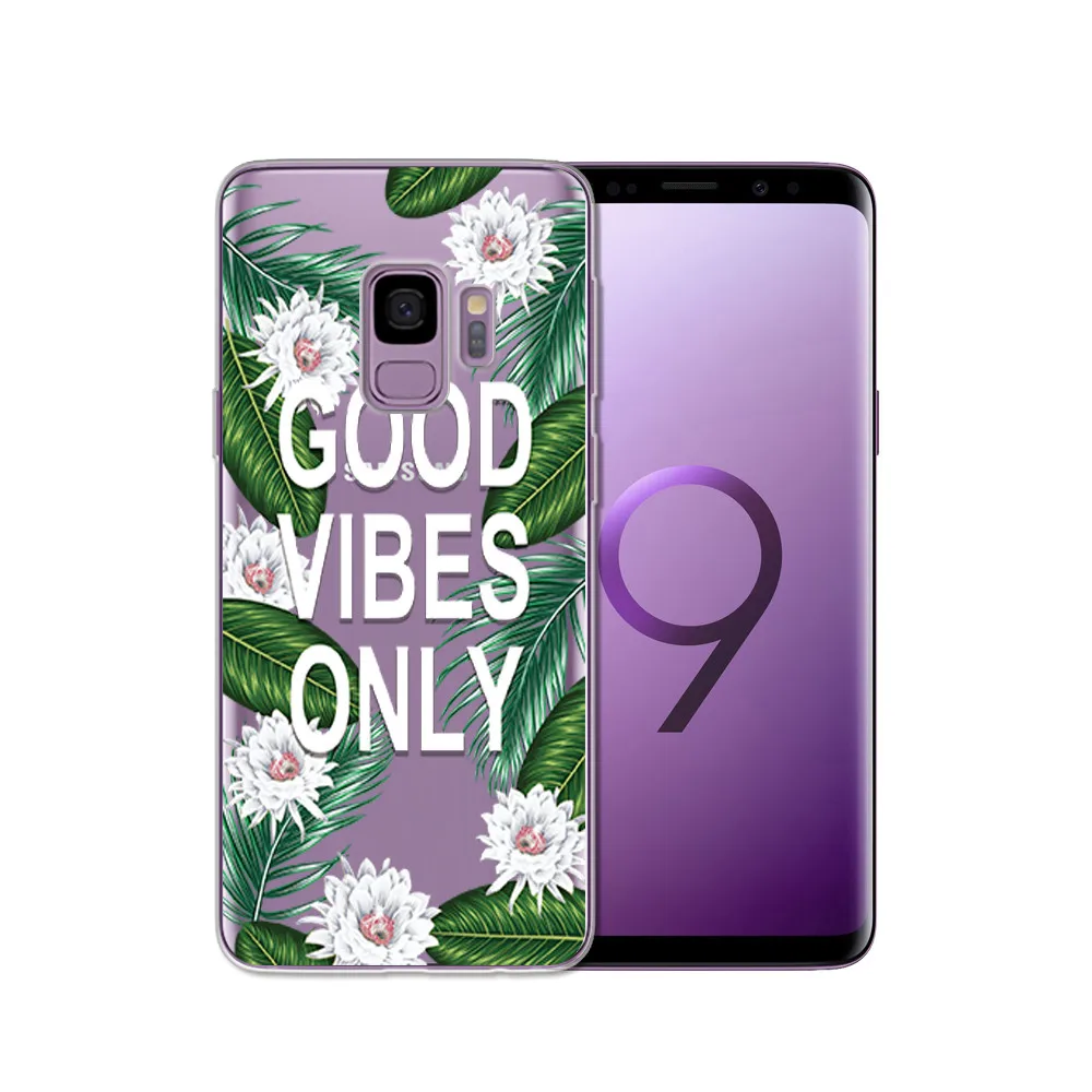 Painting TPU Case for Samsung Galaxy S9 S9 Plus Silicone Phone Cover for Samsung S5 S6 S7 Edge S8 S8 Plus Transparent Fundas Bag (6)