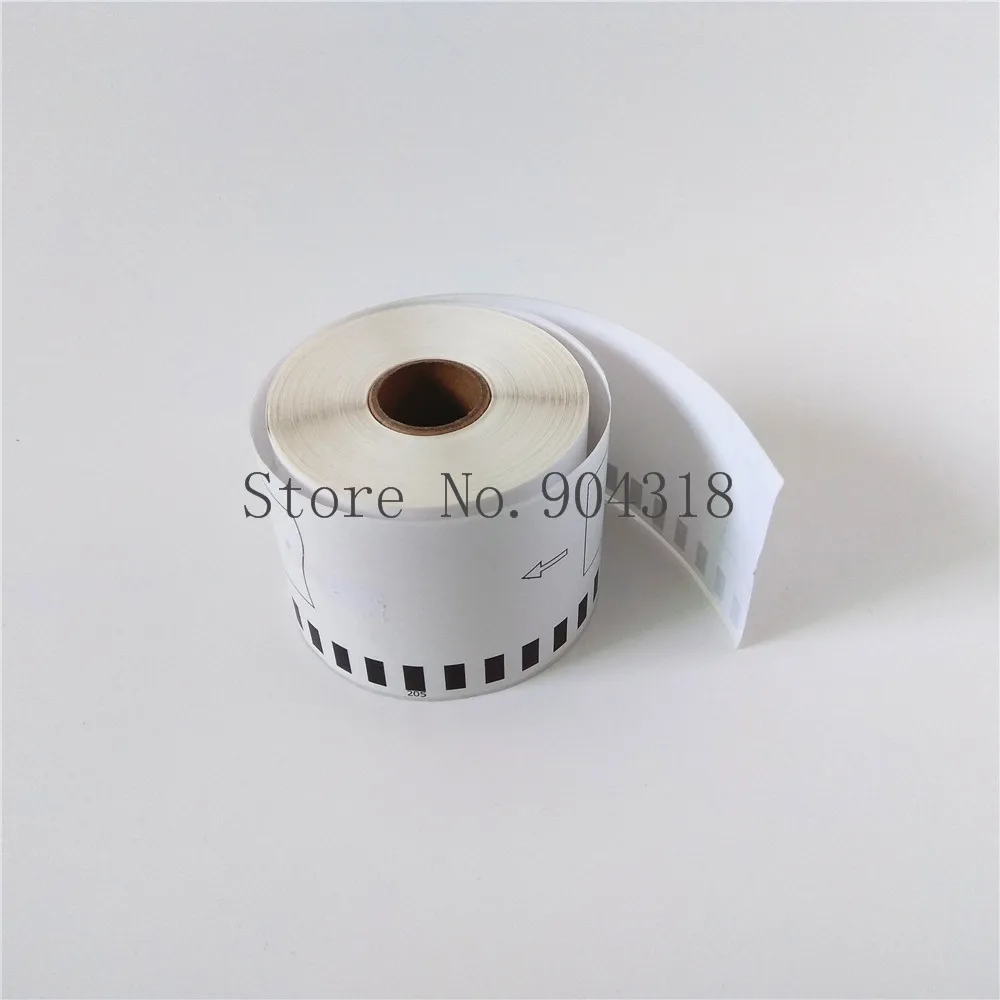 4 x Rolls Brother DK 22205 DK22205 2205 DK2205 Совместимые Этикетки 62 мм 30 48 м QL 570 580 700 720 1050 1060|Ленты