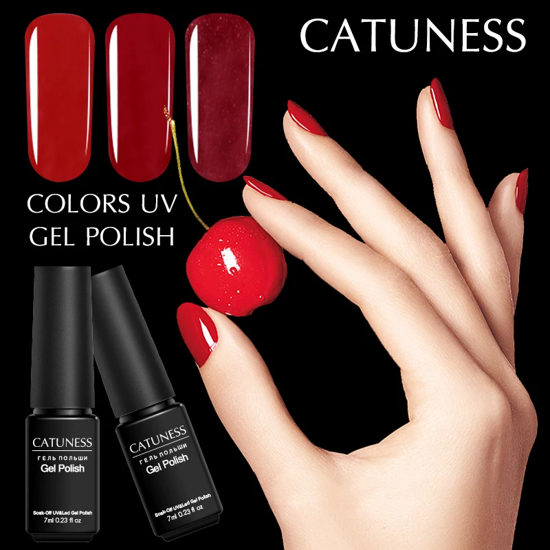 CATUNESS 29 Color Long Lasting Moisturizing Nail Polish UV LED Gel