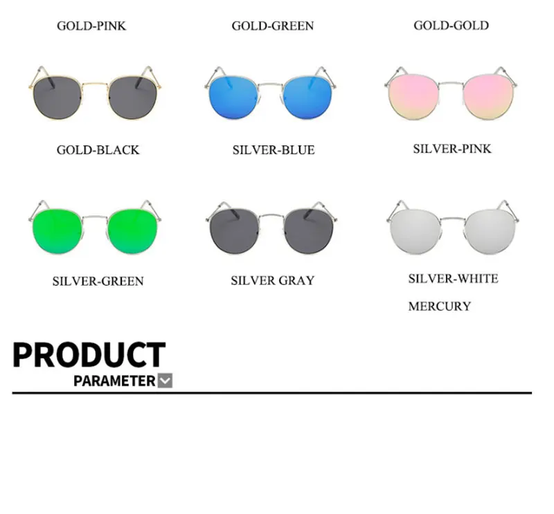 RBROVO, винтажные классические круглые солнцезащитные очки, женские ретро очки, мужские уличные очки, зеркальные солнцезащитные очки, UV400