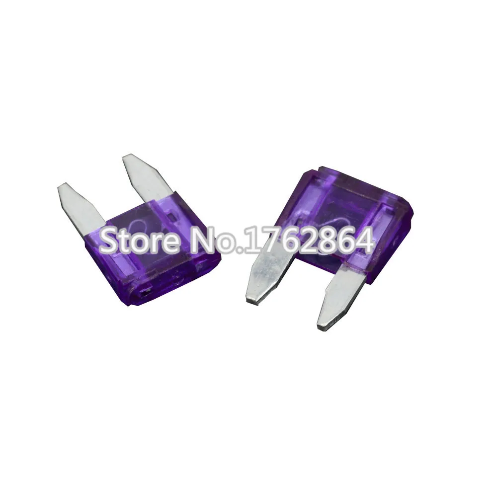 10PCS 3A Small Size Auto fuse Automotive Fuses Blade The fuse Insurance