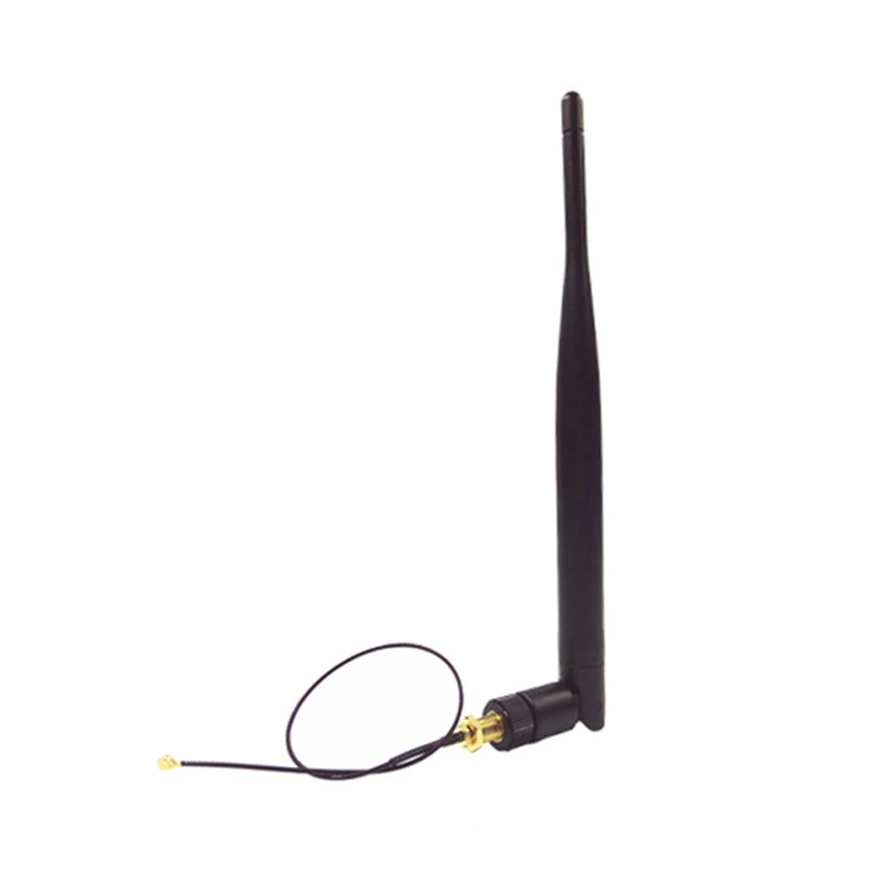 

2.4GHz 5dBi WiFi Antenna not TV box Aerial w/ RP-SMA & SMA Adapter Cable for Wireless Router WiFi Adapter STB Modem Pool