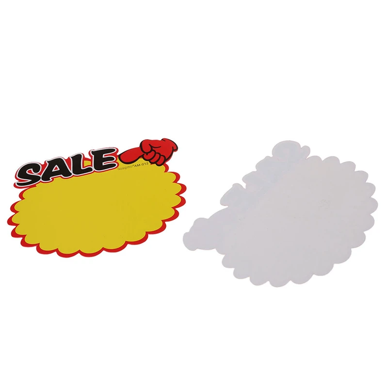 

Supermarket Sale Promotion Advertising Sign Price Tags POP Paper 10 Pcs