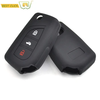 

Silicone Key Case Cover For Toyota Auris Corolla Avensis Verso Yaris Aygo Scion TC IM Keyless Fob Shell Skin Holder Protector