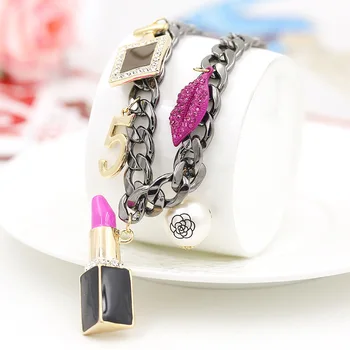 

Top quality jewelry statement maxi chain necklaces 2017 kpop fashion brand/gros colliers/neckless/collana/halskette