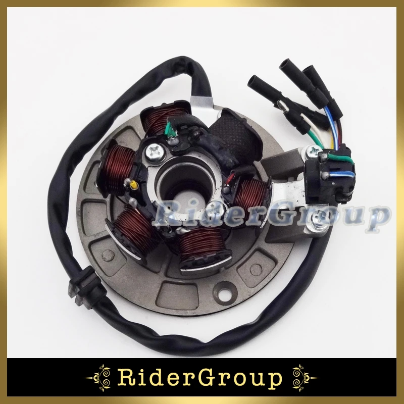 Motorcycle 6 Poles Coils Stator For Chinese Lifan 140cc Engine