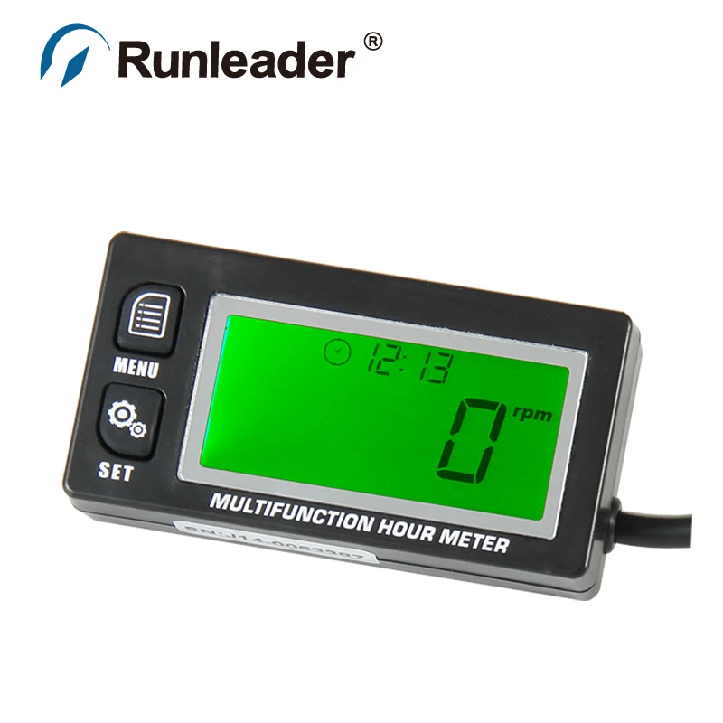 

Digital TS002 PT100 -20 +300 Thermometer Tachometer Hour meter for Gas Engines motorcycle snowmobile marine ATV UTV tractor
