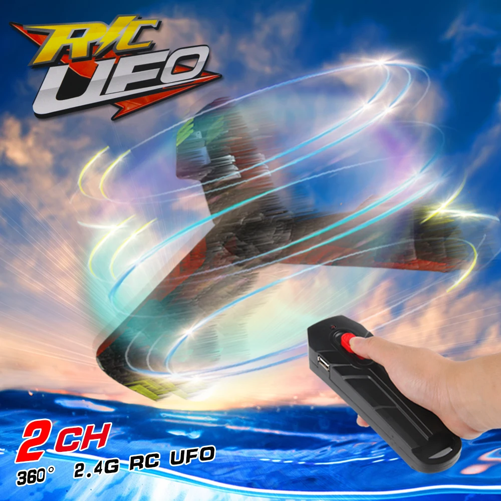 RC Quadcopter 906 2.4G Saucer Rising and Falling Parabolic Flying Spacecraft RC UFO Helicopter