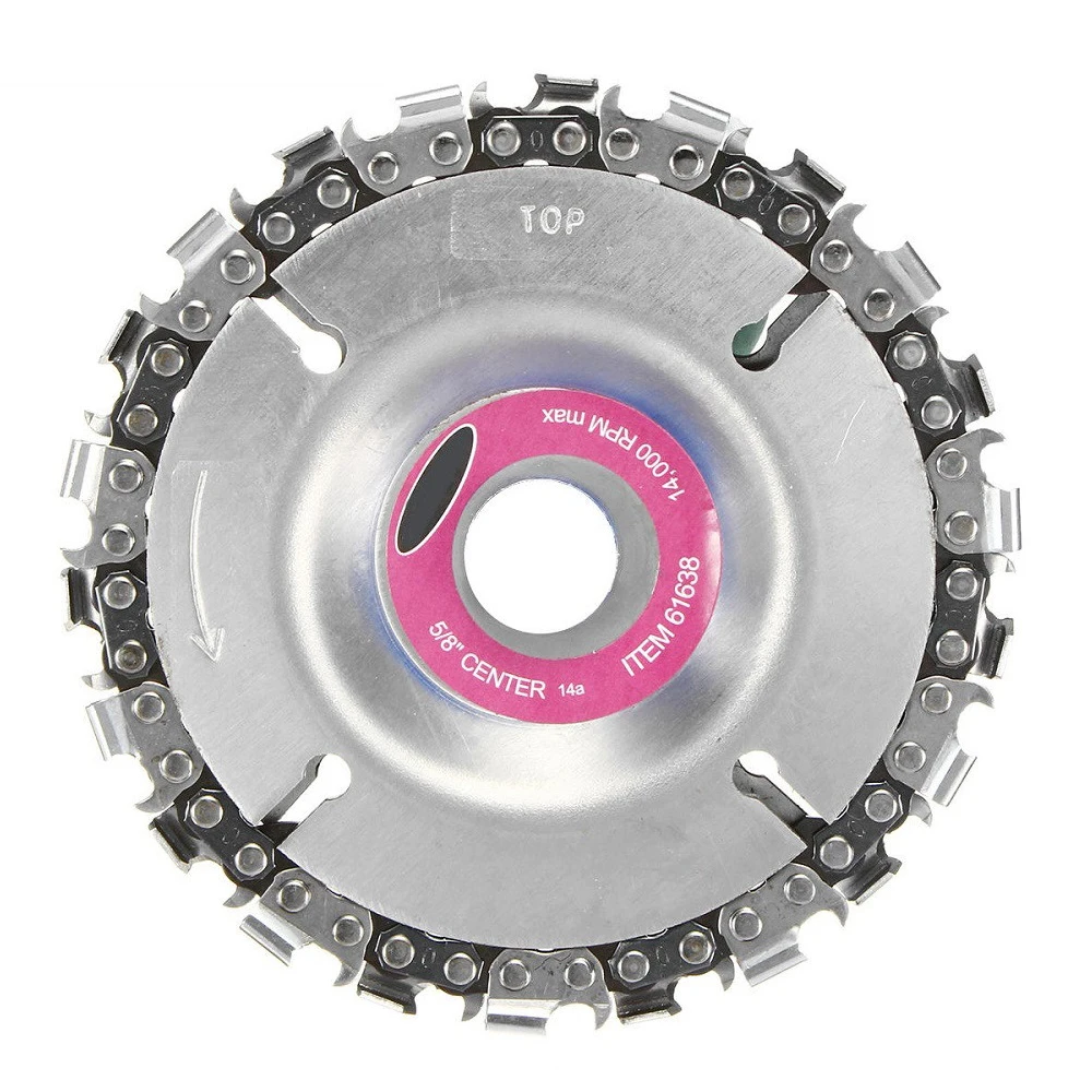 

new 4 Inch Grinder Disc and Chain 22 Tooth Fine Cut Chain Set For 100/115 Angle Grinder HT2106