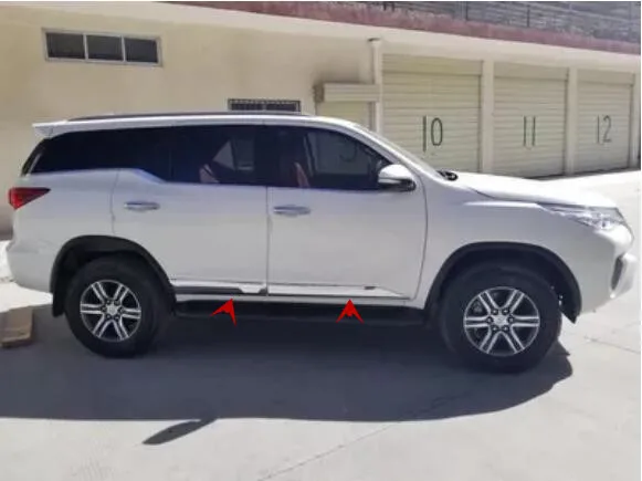 ABS Chrome Side Door Body Molding Trim 4PCS For Toyota RAV4 2013-2015