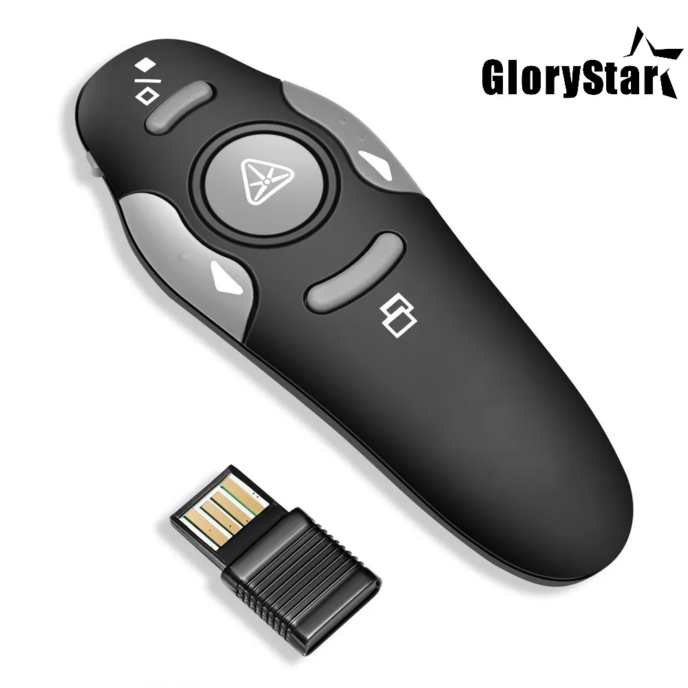 

Hot Presenter Pointers 2.4G RF Wireless PPT Presentation Remote Control Red Light USB Flip Laser Pen
