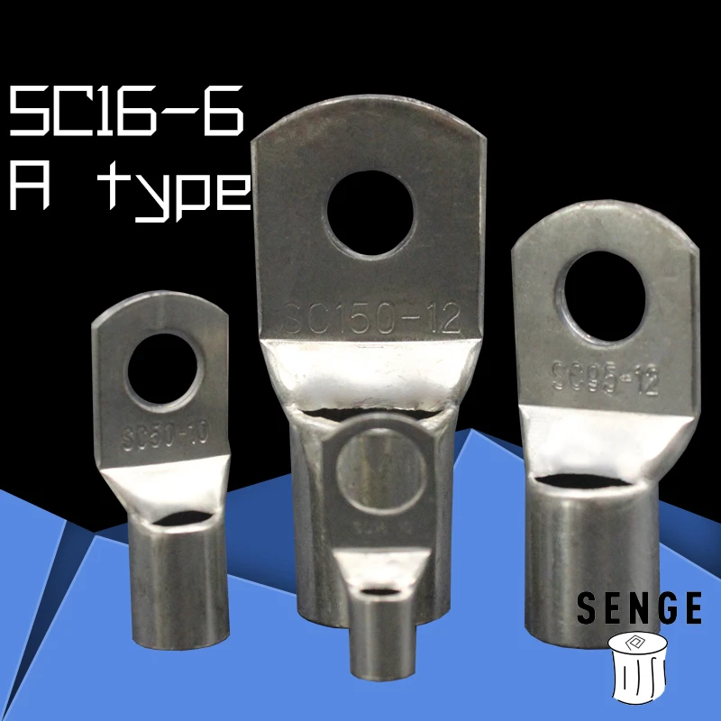 

1piece SC(JGK)16-6 tinned copper cable lugs crimp type Electric power fittings equipment contact A type National Standard