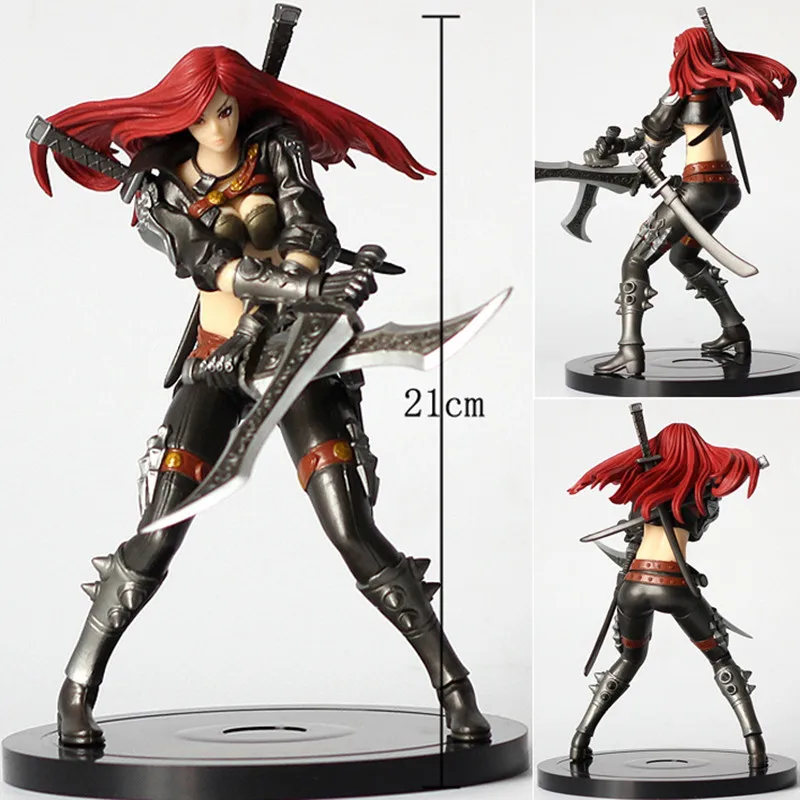 

Hot jogo LOL Katarina A sinister lamina de 21cm Figura de brinquedo colecao modelo Toy collectible dolls alta qualidade