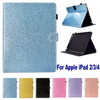 

Glitter Bling Case for iPad 2 3 4 Cover A1396 A1397 A1416 A1430 A1403 A1458 A1459 Stand Cover Pouch Shinning Sleeve A1460 A1395
